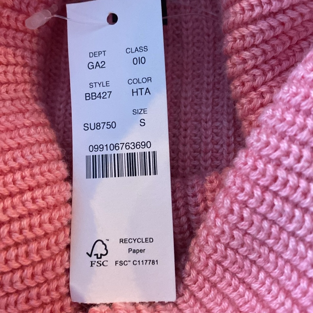 NWT J.Crew Women’s 100%Cotton Turtleneck Sweater Size Small
Quiet Luxury
Pink - Picture 8 of 16